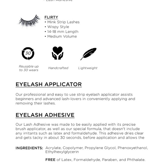 Lavaa Lashes Flirty Lash Set - Picture 12 of 12